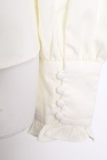 画像4: axes femme kawaii / 刺繍入りケープ付2wayブラウス  キナリ S-26-09-22-003-AX-BL-HR-ZS (4)