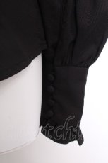 画像4: axes femme kawaii / 刺繍入りケープ付2wayブラウス  黒 S-26-09-22-010-AX-BL-HR-ZS (4)