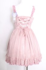 画像3: axes femme kawaii / シャドーストライプドレス  サックスｘキナリ S-26-09-22-013-AX-OP-HR-ZS (3)