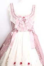 画像3: axes femme kawaii / ブルーミングローズジャンスカ  ピンクｘキナリ S-26-09-22-014-AX-OP-HR-ZS (3)