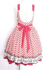 画像1: axes femme kawaii / スパークリングプリントワンピース/コカ・コーラコラボ  赤 S-26-09-22-016-AX-BL-HR-ZS (1)