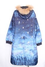 画像2: Franche Lippee / スキーヤーリバーシブルコート 3L 青×黒 S-26-09-23-037-LO-CO-SZ-ZS (2)