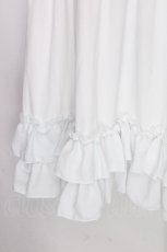 画像3: axes femme kawaii / ミディフリルペチスカート  白 S-26-09-23-043-AX-SK-HR-ZS (3)