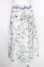 画像2: Franche Lippee / ふゆやすみ丈長スカート 3L グレー S-26-09-23-048-LO-SK-SZ-ZS (2)