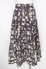 画像2: Franche Lippee / デコレーションキューブスカート 3L ネイビー S-26-09-23-049-LO-PA-SZ-ZS (2)