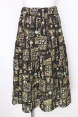 画像1: Franche Lippee / Museum丈長スカート 3L ブラック S-26-09-23-050-LO-SK-SZ-ZS (1)