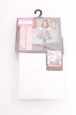 画像1: Kurumi Collaboration / ECKurumiタイツバラ 23~25 白 S-26-09-23-002-LO-ZA-HR-ZS (1)