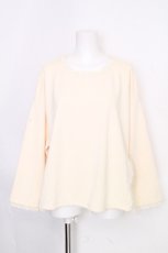 画像1: yukiemon / バラレース切替プルオーバー 3L 生成り S-26-09-23-014-LO-TO-SZ-ZS (1)