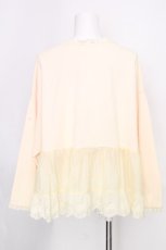 画像2: yukiemon / バラレース切替プルオーバー 3L 生成り S-26-09-23-014-LO-TO-SZ-ZS (2)