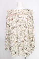 画像2: Franche Lippee / Hobbyroomブラウス 3L アイボリー S-26-09-23-015-LO-BL-SZ-ZS (2)