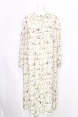 画像1: Franche Lippee / Hobbyroomワンピース 3L アイボリー S-26-09-23-019-LO-OP-SZ-ZS (1)