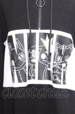 画像3: NieR Clothing / プリントフードプルオーバー  黒 S-26-09-23-032-PU-TO-HR-ZS (3)