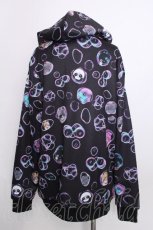 画像2: NieR Clothing / CHARACTER BUBBLE 内側超ふわもこパーカー  黒 S-26-09-25-035-PU-TO-HR-ZS (2)