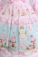画像3: BABY,THE STARS SHINE BRIGHT / Princess Entremets A Dream in a Sweet Castle柄ワンピース  ピンク S-26-09-25-044-BA-ZA-HR-ZS (3)