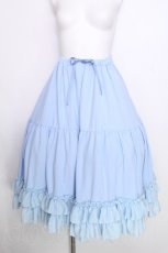 画像1: axes femme kawaii / ミディフリルペチスカート  サックス S-26-09-25-048-AX-SK-AS-ZS (1)