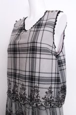 画像3: axes femme / 裾刺繍コンビネゾン  グレー S-26-09-25-059-AX-OP-AS-ZS (3)