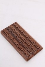 画像1: Q-pot. / 板チョコミラー  ブラウン S-26-09-25-1003-QP-ZA-SZ-ZS (1)