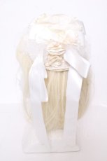 画像2: Atelier Beatrice / 薔薇リボンヘッドドレス  オフ S-26-09-25-1026-GO-AC-HR-ZS (2)