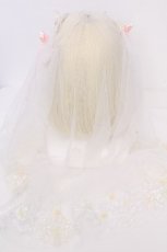 画像3: Atelier Beatrice / パールデザインヴェール  白 S-26-09-25-1027-GO-AC-HR-ZS (3)