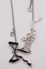 画像3: MILK / リボンロゴネックレス  シルバー S-26-09-25-1028-ML-AC-AS-ZS (3)