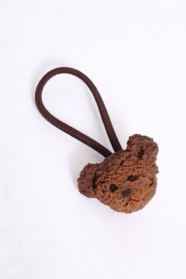 Preview of テディベアノカオヘアゴム  チョコレートクッキー