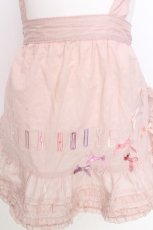 画像3: PINK HOUSE / リボンいっぱいロゴ刺繍入りエプロン  ピンク S-26-09-25-015-LO-SK-HR-ZS (3)