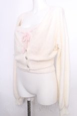 画像3: pium / マシュマロニットカーディガン＆キャミソール  白 S-26-09-25-021-LO-TO-AS-ZS (3)