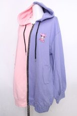 画像3: NieR Clothing / ちゃむちゃむパーカー  ピンクｘパープル S-26-09-25-027-PU-TO-HR-ZS (3)