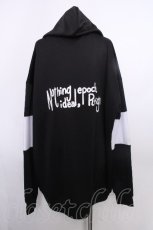 画像2: NieR Clothing / バイカラーZIPパーカー  黒ｘ白 S-26-09-25-029-PU-TO-HR-ZS (2)