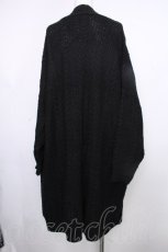 画像2: NieR Clothing / 刺 ロングニットカーディガン  黒 S-26-09-25-030-PU-TO-HR-ZS (2)
