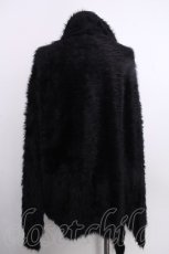 画像2: NieR Clothing / LONG RABBIT EARSシャギーニットカーディガン【NIER BUTTON】  黒 S-26-09-25-031-PU-TO-HR-ZS (2)