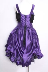 画像4: ATELIER PIERROT / Secret Chamber Corset 　ジャンパースカート 2 紫 S-26-09-27-026-EL-OP-AS-ZS (4)