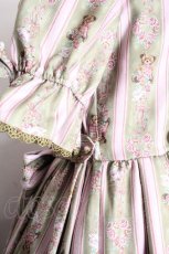 画像5: axes femme kawaii / RosyBear柄ワンピース  グリーン S-26-09-27-028-AX-OP-HR-ZS (5)