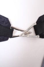 画像5: NieR Clothing / 転写巻きスカート  黒ｘ青 S-26-09-27-039-PU-SK-HR-ZS (5)