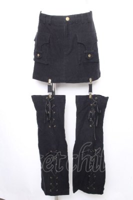 Preview of レッグカバー付きパンツ  黒
