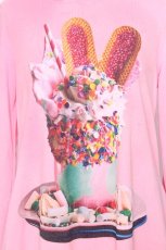 画像3: Amilige / Colorful Bunny Parfait パーカー  ピンク S-26-09-27-1005-PU-TS-HR-ZS (3)