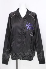 画像1: galaxxxy / 刺繍ブルゾン  黒 S-26-09-27-1007-PU-JA-AS-ZS (1)