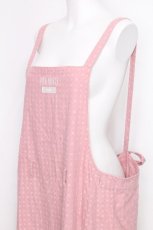 画像4: PINK HOUSE / ロゴ刺繍エプロン  ピンク S-26-09-27-1018-LO-SK-HR-ZS (4)
