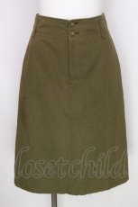 画像1: Franche Lippee / バックティアードデニムスカート  カーキ S-26-09-27-1020-LO-SK-HR-ZS (1)