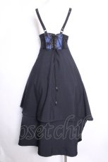 画像4: Ozz Croce / 刺繍サス付きイレヘムスカート  ネイビー S-26-09-27-048-OO-PA-HR-ZS (4)