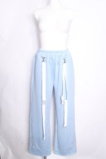 画像1: ACDC RAG / ドットネコパンツ  パステルブルー×ホワイト S-26-09-27-054-PU-PA-HR-ZS (1)