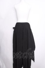 画像2: Deorart / フラップ付レイヤード・袴ワイドパンツ L 黒 S-26-09-27-058-PU-PA-HR-ZS (2)