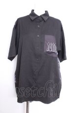 画像1: NieR Clothing / プリントTシャツ  黒 S-26-09-27-007-PU-TS-HR-ZS (1)