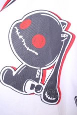 画像5: NieR Clothing / 転写ジップパーカー  白 S-26-09-27-012-PU-BL-HR-ZS (5)