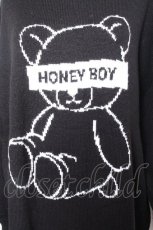 画像4: Honey Cinnamon / Honey Boy くまニット  黒 S-26-09-27-017-LO-TO-HR-ZS (4)