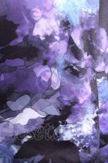 画像4: NieR Clothing / 転写ジップパーカー  黒ｘ紫 S-26-09-27-019-PU-BL-HR-ZS (4)