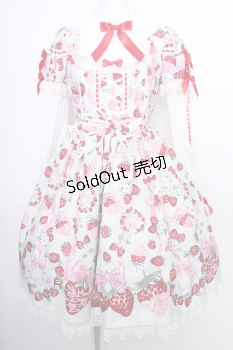 画像1: Angelic Pretty / おめかしBerryワンピース  ミント S-26-09-29-043-AP-OP-SZ-ZS (1)