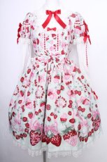 画像1: Angelic Pretty / おめかしBerryワンピース  ミント S-26-09-29-043-AP-OP-SZ-ZS (1)