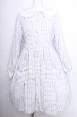 画像1: Angelic Pretty / Macaron Tweedワンピース  サックス S-26-09-29-045-AP-OP-SZ-ZS (1)