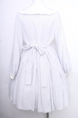 画像2: Angelic Pretty / Macaron Tweedワンピース  サックス S-26-09-29-045-AP-OP-SZ-ZS (2)